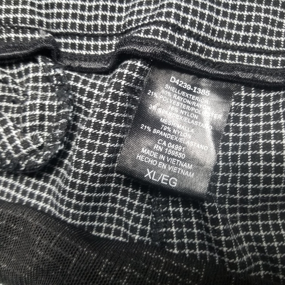 HILARY RADLE WOMEN'S BLACK AND WHITE DRESS PANTS SIZE XL - Picture 4 of 16